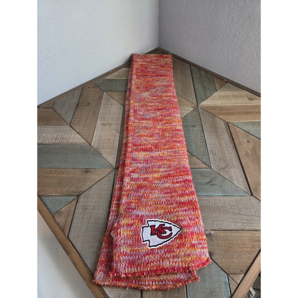 FOCO NFL Kansas City‎ Chiefs Confetti Scarf EUC - Picture 2 of 3